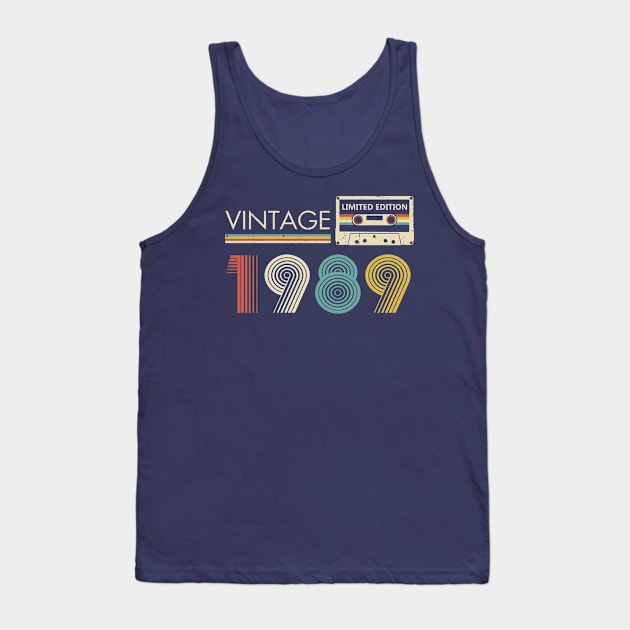 Vintage 1989 Limited Edition Cassette Tank Top by louismcfarland